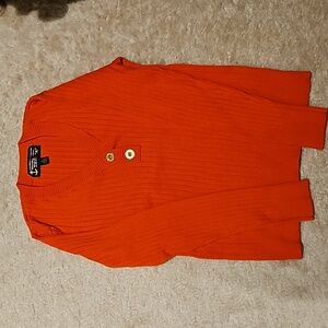 ORANGE RALPH LAUREN SWEATER/TOP    SIZE MEDIUM